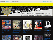 Tablet Screenshot of discusmusic.bandcamp.com