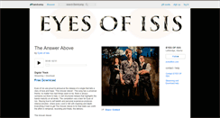 Desktop Screenshot of eyesofisis.bandcamp.com