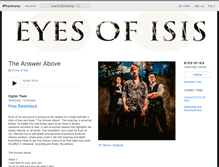 Tablet Screenshot of eyesofisis.bandcamp.com