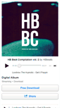 Mobile Screenshot of hbbeats.bandcamp.com