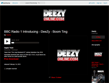 Tablet Screenshot of deezy.bandcamp.com