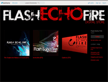 Tablet Screenshot of flashechofire.bandcamp.com
