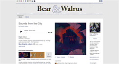 Desktop Screenshot of bearandwalrus.bandcamp.com
