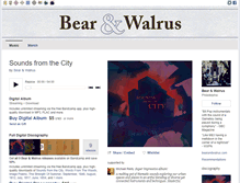 Tablet Screenshot of bearandwalrus.bandcamp.com