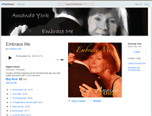 Tablet Screenshot of amandayork.bandcamp.com