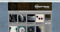 Desktop Screenshot of hungersleeprecords.bandcamp.com