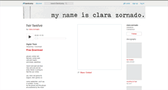 Desktop Screenshot of clarazornado.bandcamp.com
