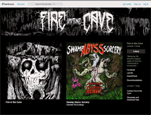 Tablet Screenshot of fireinthecave.bandcamp.com