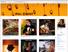 Tablet Screenshot of paulcarden.bandcamp.com