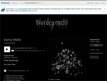 Tablet Screenshot of blutdernacht.bandcamp.com