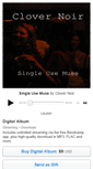 Mobile Screenshot of clovernoir.bandcamp.com