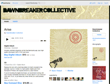 Tablet Screenshot of dawnbreakercollective.bandcamp.com