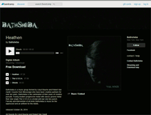 Tablet Screenshot of bathsheba.bandcamp.com