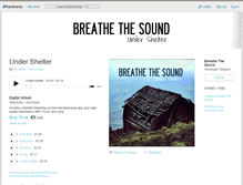 Tablet Screenshot of breathethesound.bandcamp.com