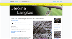 Desktop Screenshot of jeromelanglois.bandcamp.com