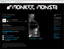 Tablet Screenshot of monkee.bandcamp.com