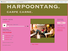 Tablet Screenshot of harpoontang.bandcamp.com