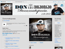 Tablet Screenshot of dondigiorgio.bandcamp.com