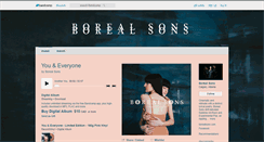 Desktop Screenshot of borealsons.bandcamp.com