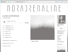 Tablet Screenshot of noradrenaline.bandcamp.com