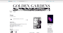 Desktop Screenshot of goldengardens.bandcamp.com