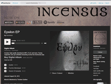 Tablet Screenshot of incensus.bandcamp.com