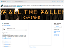 Tablet Screenshot of ofallthefallen.bandcamp.com