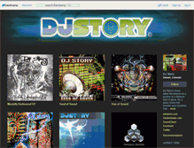 Tablet Screenshot of djstory.bandcamp.com