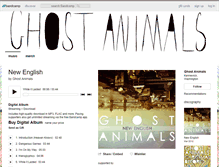 Tablet Screenshot of ghostanimals.bandcamp.com