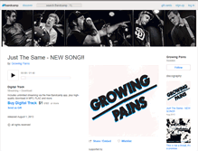 Tablet Screenshot of growingpainspunk.bandcamp.com