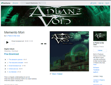 Tablet Screenshot of aplanetothevoid.bandcamp.com