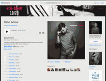 Tablet Screenshot of adrianmathenia.bandcamp.com