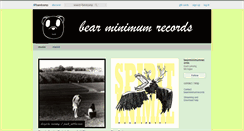 Desktop Screenshot of bearminimumrecords.bandcamp.com