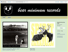 Tablet Screenshot of bearminimumrecords.bandcamp.com