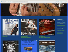 Tablet Screenshot of jeffbaldori.bandcamp.com
