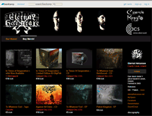 Tablet Screenshot of eternalhelcaraxe.bandcamp.com