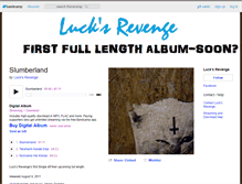 Tablet Screenshot of lucksrevenge.bandcamp.com