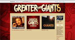 Desktop Screenshot of greaterthangiants.bandcamp.com