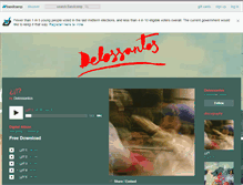 Tablet Screenshot of delossantos.bandcamp.com