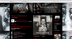 Desktop Screenshot of nicothebeast.bandcamp.com