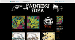 Desktop Screenshot of faintestidea.bandcamp.com