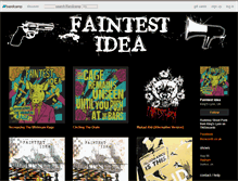 Tablet Screenshot of faintestidea.bandcamp.com
