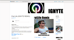 Desktop Screenshot of ignyte.bandcamp.com