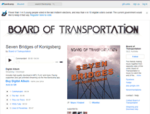 Tablet Screenshot of boardoftransportation.bandcamp.com