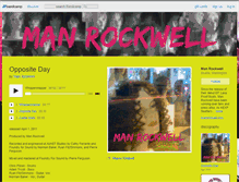 Tablet Screenshot of manrockwell.bandcamp.com