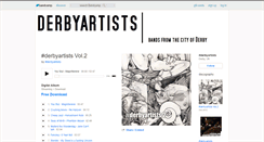 Desktop Screenshot of derbyartists.bandcamp.com