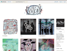 Tablet Screenshot of heychica.bandcamp.com