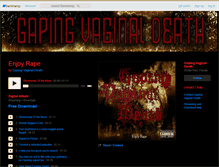 Tablet Screenshot of gapingvaginaldeath.bandcamp.com