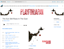 Tablet Screenshot of playforjapan.bandcamp.com