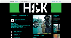 Desktop Screenshot of hoodiniandking.bandcamp.com